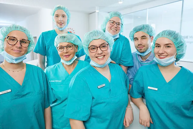 Das Team der Gemeinschaftspraxis Dres. Wehrmann & Kolleginnen in Münster.